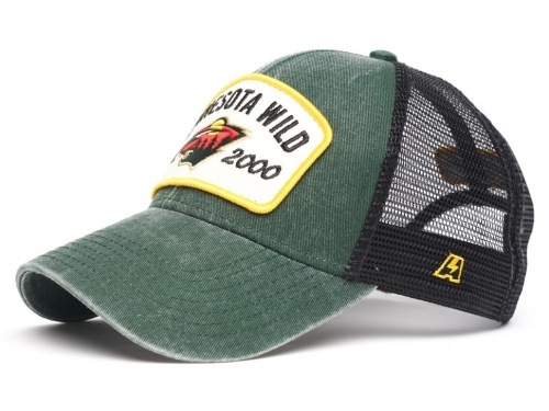 Бейсболка ATRIBUTIKA & CLUB Minnesota Wild, зелен.-сер. 31143