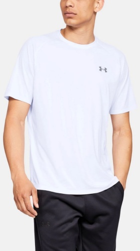 Футболка Under Armour UA Tech SS Tee White /  / Overcast Gray 1326413-100