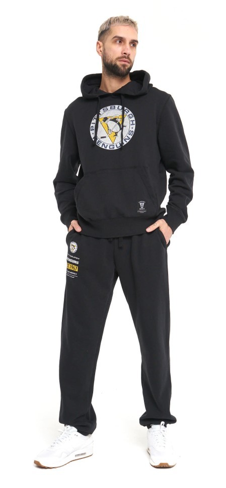 Брюки ATRIBUTIKA & CLUB Pittsburgh Penguins, темно-сер. 46040