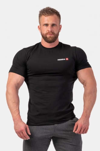 Футболка NEBBIA Minimalist Logo T-shirt 291 black