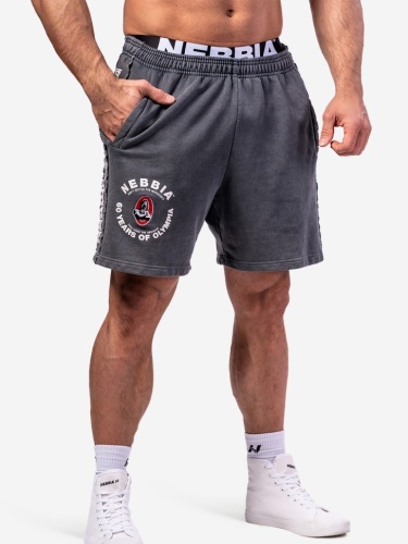 Шорты Nebbia Washed Sweat Shorts LEGEND 786 Black