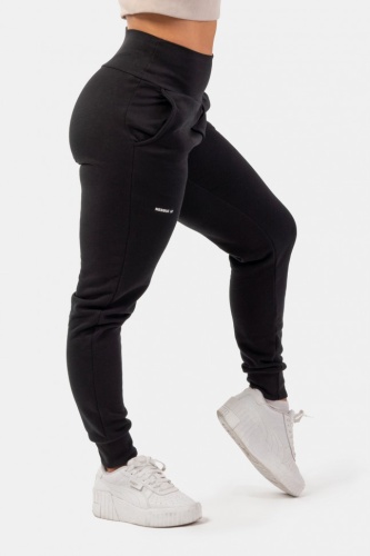 Брюки Nebbia IHigh-Waist Loose Fit Sweatpants “Feeling Good” 409 Black