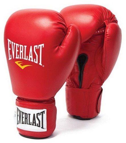 Перчатки тренировочные Everlast для любительского бокса Amateur Cometition PU красные