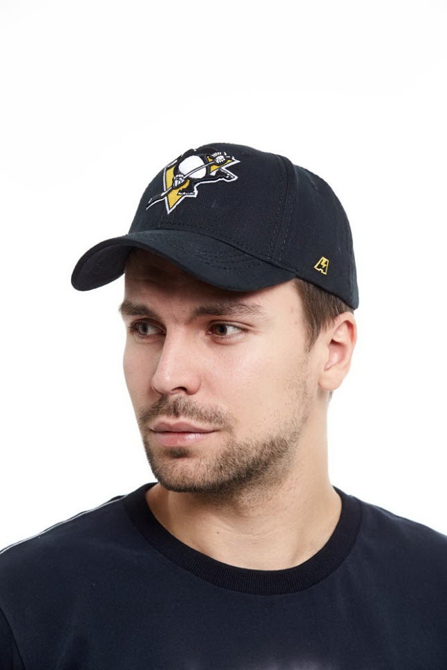 Бейсболка ATRIBUTIKA & CLUB Pittsburgh Penguins, черн. 29085