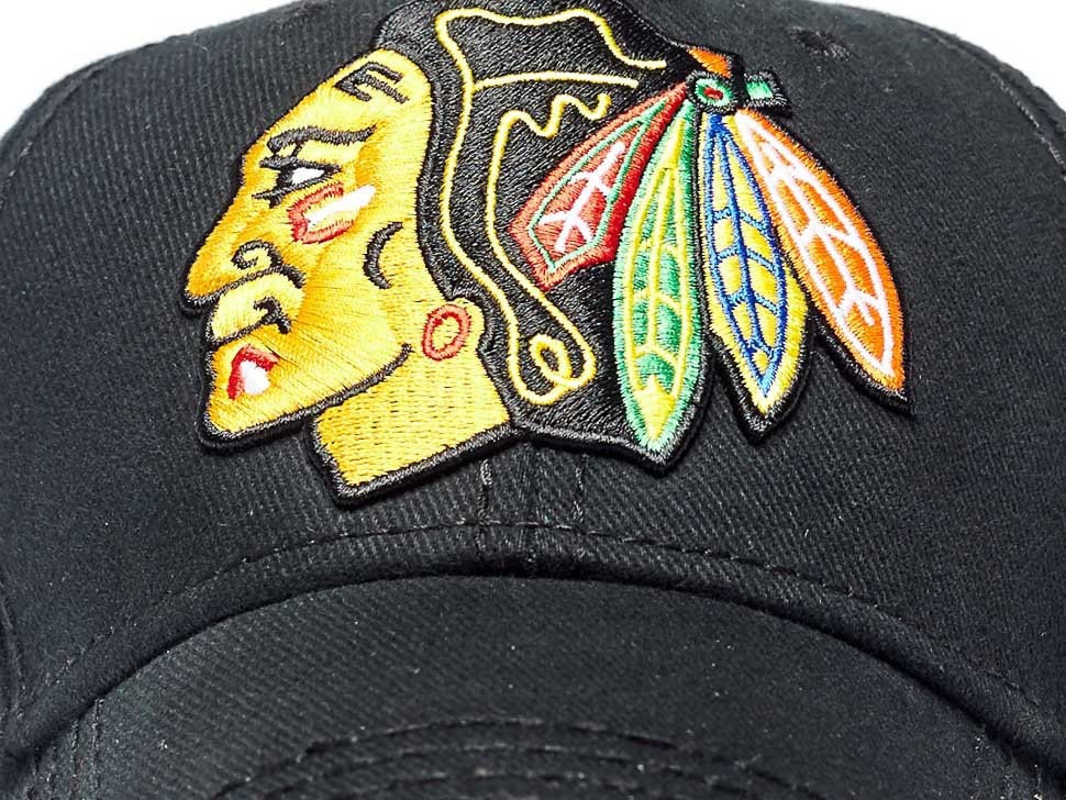 Бейсболка ATRIBUTIKA & CLUB Chicago Blackhawks, черн. 29091