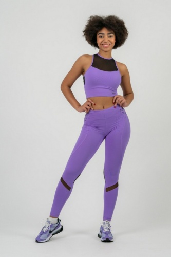 Лосины Nebbia 443 fit  activewear high-waist leggings Lila