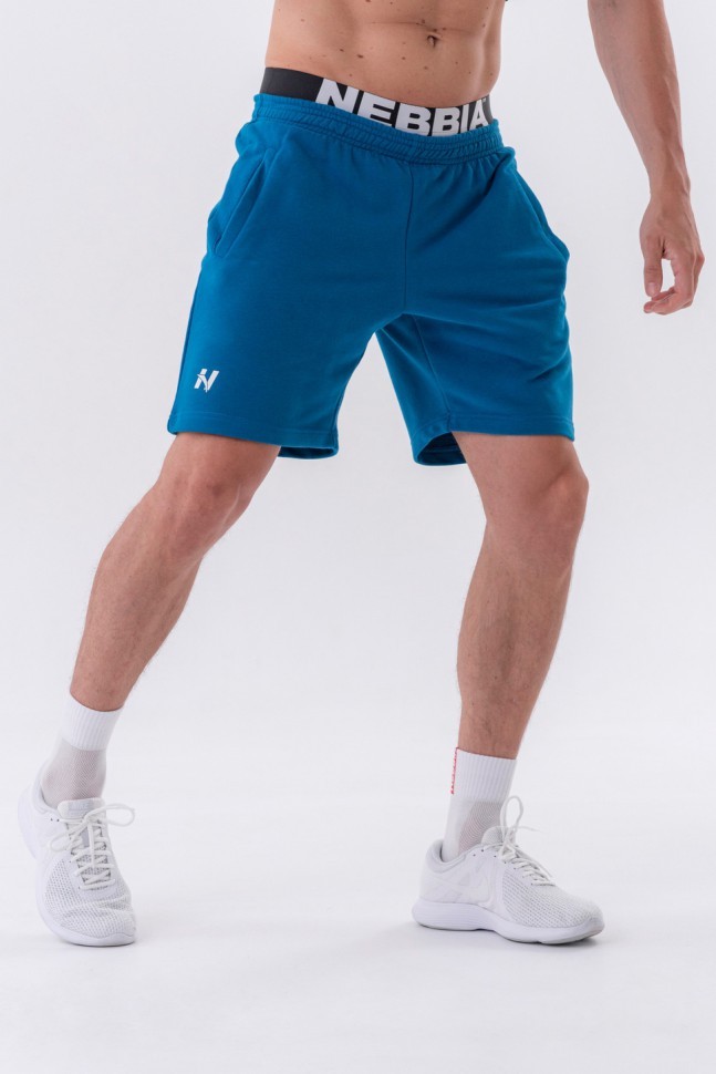 Шорты Nebbia Relaxed-fit Shorts with Side Pockets 319 Blue