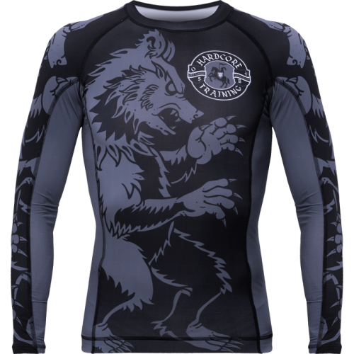 Рашгард Hardcore Training Heraldry Black LS hctrash0324