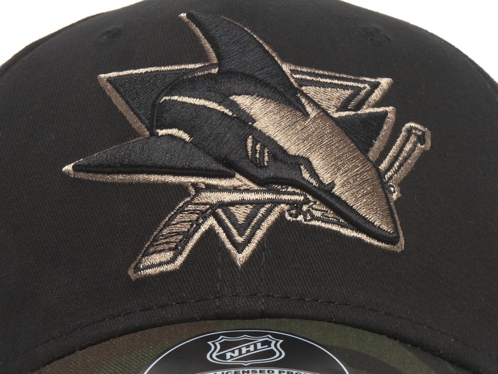 Бейсболка ATRIBUTIKA & CLUB San Jose Sharks, черн. 31668