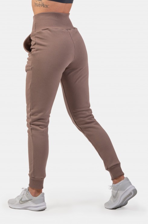Брюки Nebbia IHigh-Waist Loose Fit Sweatpants “Feeling Good” 409  Brown
