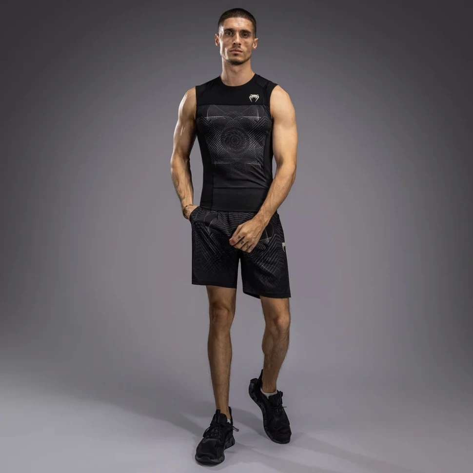 Рашгард Venum G-Fit Air Men's S/S Black/sand VEN05009-617