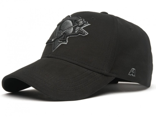 Бейсболка ATRIBUTIKA & CLUB Pittsburgh Penguins, черн. 31594