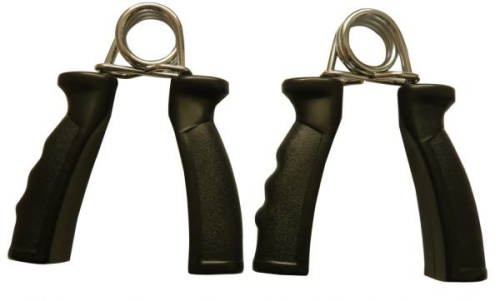 Эспандер STATUS FK-HG01 кистевой пружинный, комплект 2 шт, черный, пластмасса/сталь