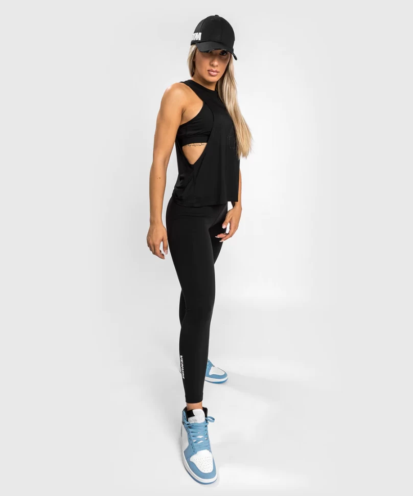 Топ Venum Essential Women's Drop Sleeve Tank Top Black ven04662-001