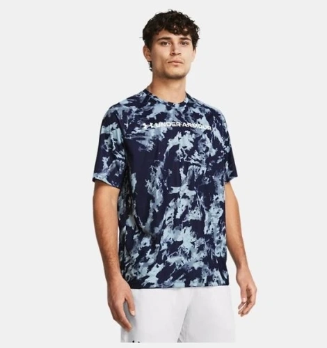 Футболка Under Armour UA TECH ABC CAMO SS-BLU 1361698-410