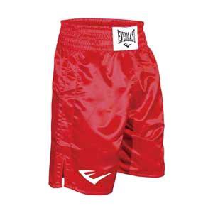 Шорты боксерские Everlast (выше колена) красные 4212