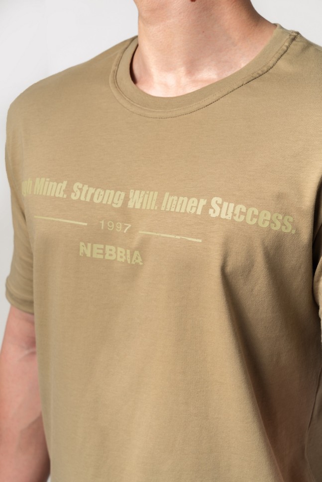 Футболка Nebbia Muscle Fit T-shirt FLEXIN' 358 Green