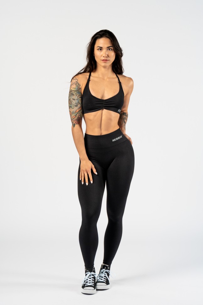 Леггинсы Nebbia Seamless High-Waist Leggings MAXIMUM PUSH-UP 302 Black