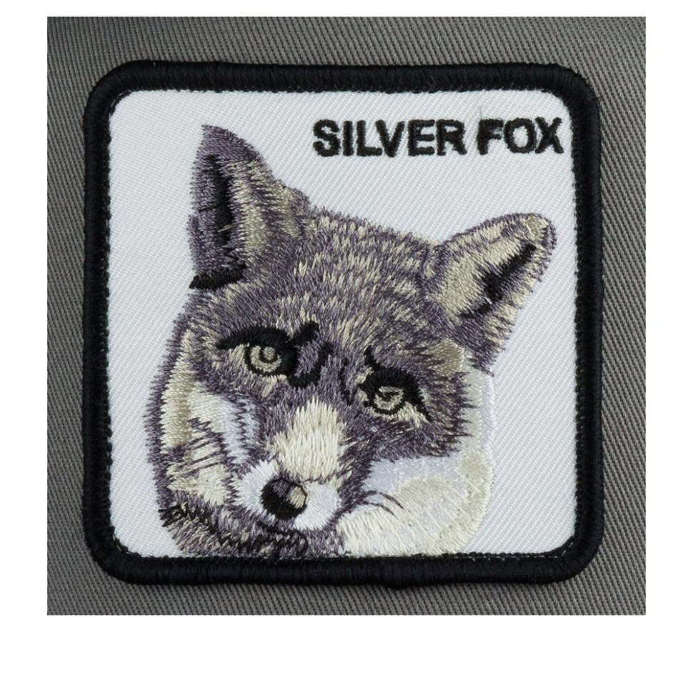 Бейсболка GOORIN BROTHERS ANIMAL FARM SILVER FOX 101-0390 (серый) 91-650-08-00