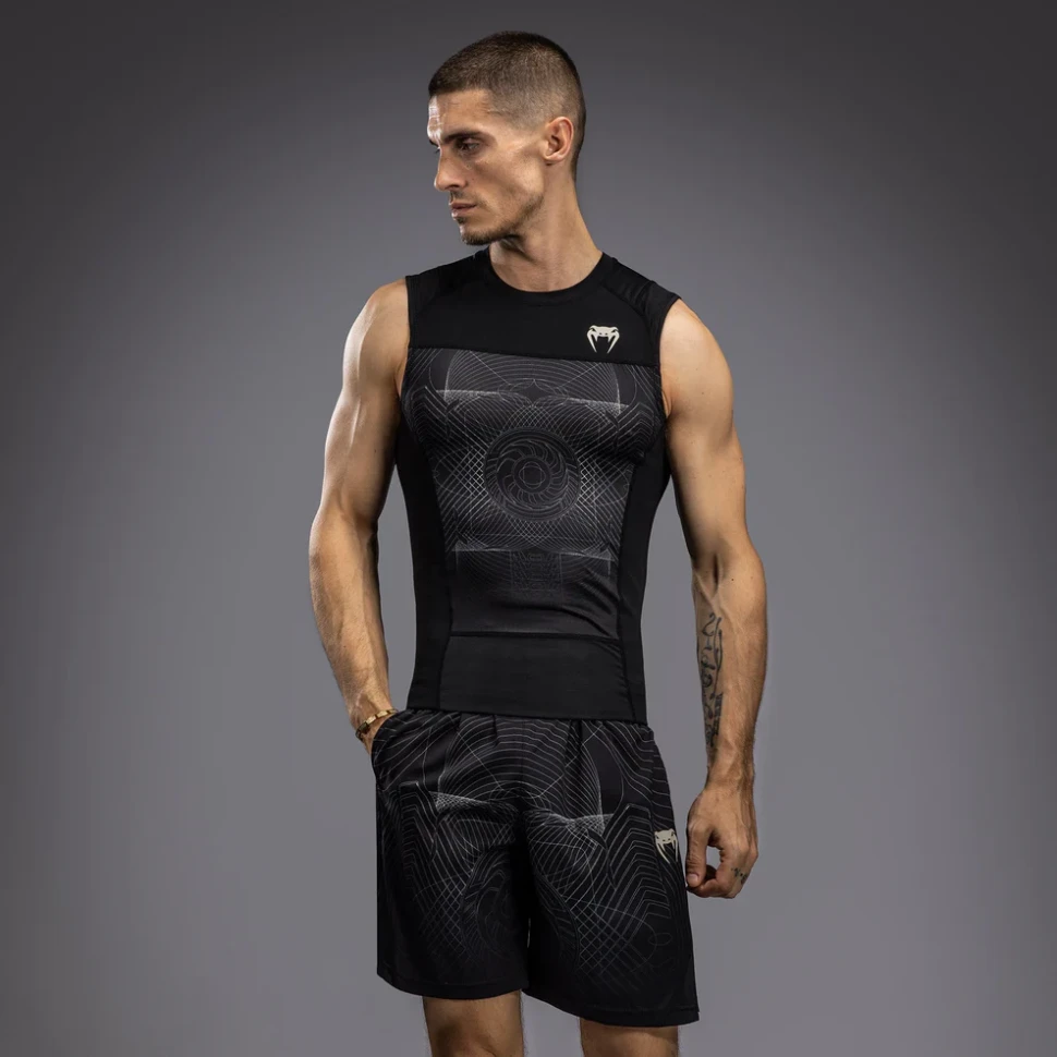 Рашгард Venum G-Fit Air Men's S/S Black/sand VEN05009-617