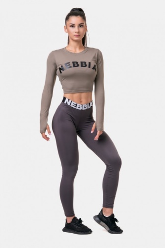 Лосины Nebbia Squat HERO Scrunch Butt leggings 571 Marron