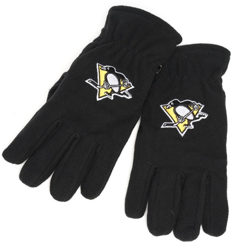Перчатки ATRIBUTIKA & CLUB Pittsburgh Penguins черн. 07010