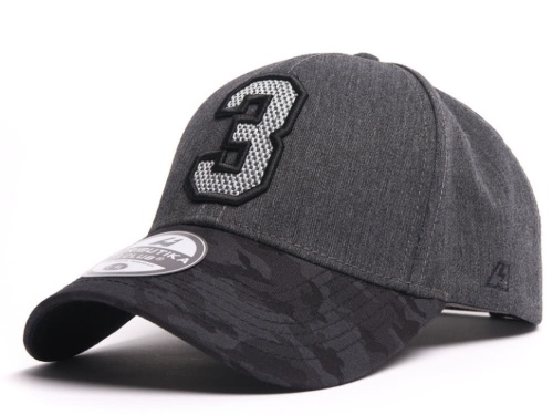 Бейсболка ATRIBUTIKA&CLUB КХЛ №3, серо-черн. 50470