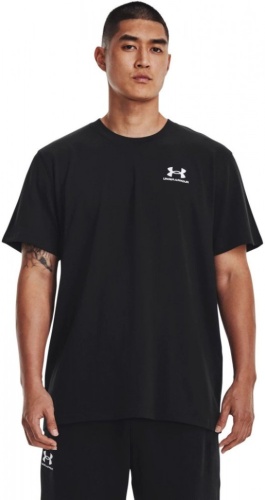Футболка Under Armour UA LOGO EMB HEAVYWEIGHT SS-BLK 1373997-001