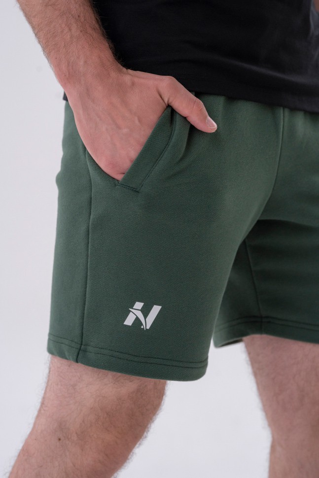 Шорты Nebbia Relaxed-fit Shorts with Side Pockets 319 D.green