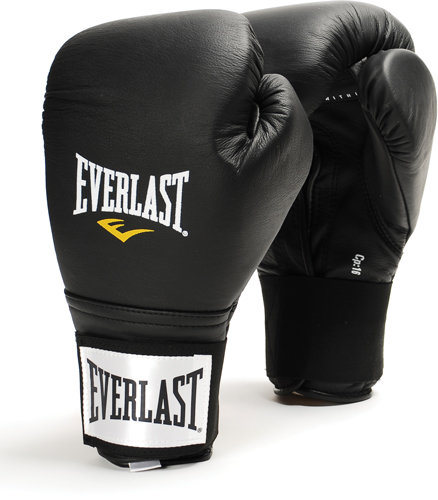 Перчатки тренировочные на липучке Everlast черн. 14U