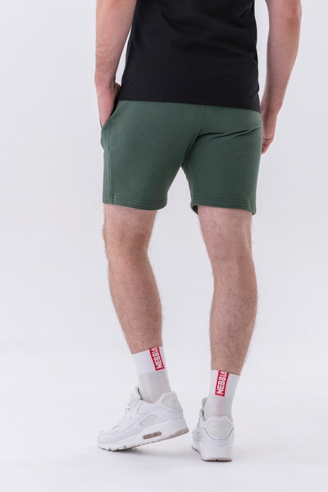 Шорты Nebbia Relaxed-fit Shorts with Side Pockets 319 D.green