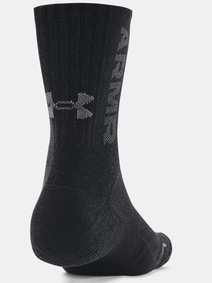 Носки Under Armour UA 3-Maker 3pk Mid-Crew-BLK 1373084-001