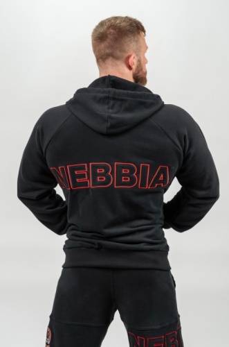Толстовка Nebbia Long Zip Up Hoodie BEYOND ORDINARY 707 Black