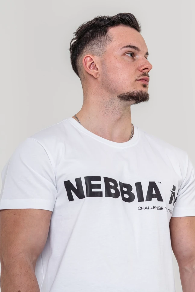 Футболка Nebbia GYM ESSENTIALS 380 White