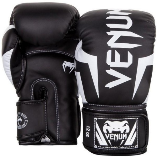 Перчатки боксерские Venum Elite Boxing Gloves - Black/White ven0984-108