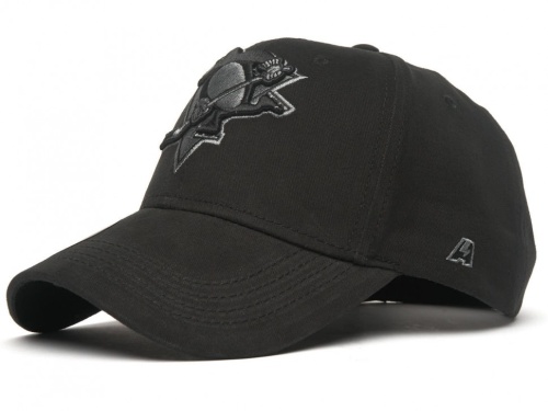 Бейсболка ATRIBUTIKA & CLUB Pittsburgh Penguins, черн. 31595
