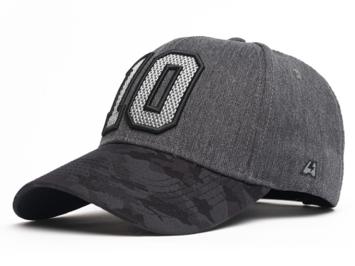 Бейсболка ATRIBUTIKA&CLUB КХЛ №10, черн.-сер. 207304