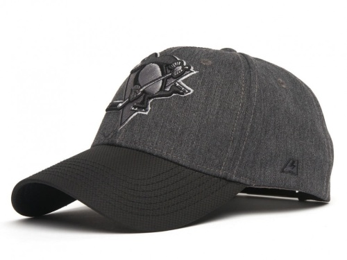 Бейсболка ATRIBUTIKA & CLUB Pittsburgh Penguins, серо-черн. 31544