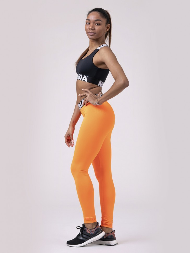 Лосины NEBBIA Squad Hero Scrunch Butt leggings 528 ORANGE