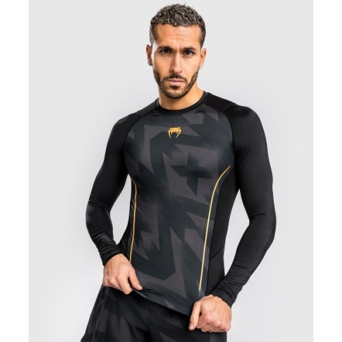 Рашгард Venum Razor L/S Black/Gold 05661