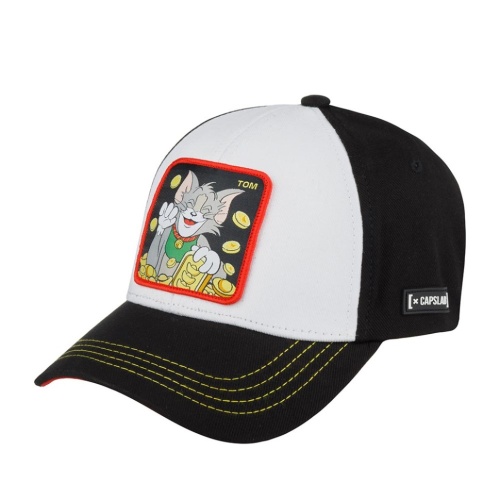 Бейсболка CAPSLAB Tom and Jerry Tom черный белый 88-408-48-00