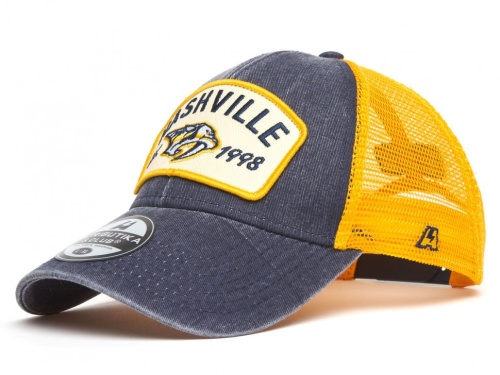 Бейсболка ATRIBUTIKA & CLUB Nashville Predators, син.-желт. 31539