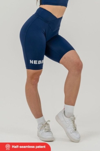 Велосипедки Nebbia High waisted leggings shorts 9″ SNATCHED 614 Blue