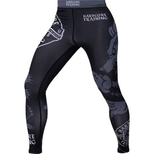 Компрессионные штаны Hardcore Training Heraldry Black hctpan0128