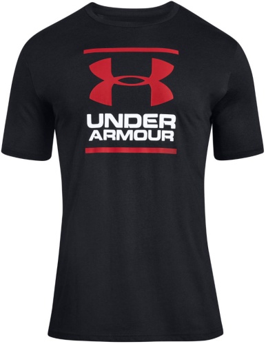 Футболка Under Armour UA GL Foundation SS T Black / White / Red 1326849-001