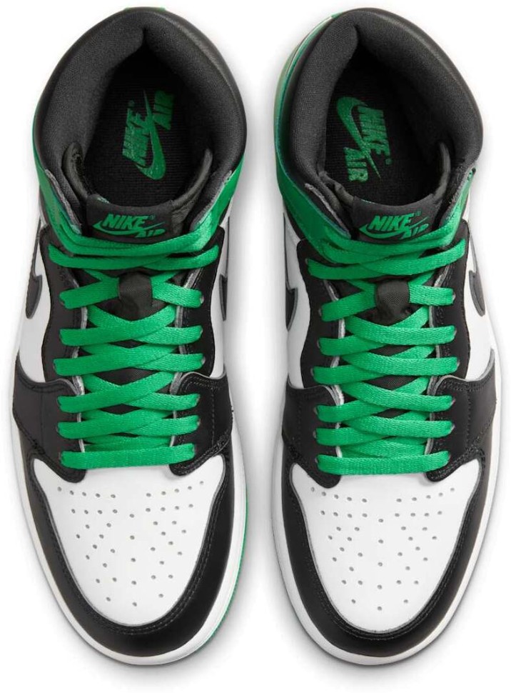 Кроссовки Nike AIR JORDAN 1 RETEO HIGH OG  BLACK AND LUCKY GREEN DZ5485-031