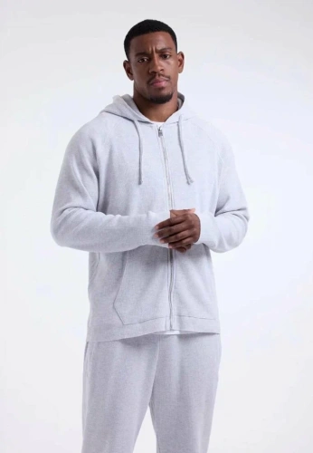 Толстовка Boxraw Tunero Raw Edge Waffle BXRW-WZU-Grey