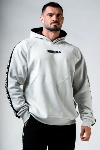 Толстовка Nebbia Training Hoodie HERO 300 Light Gray