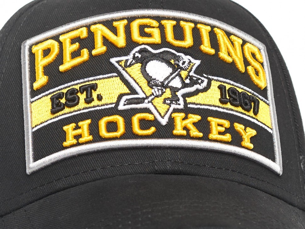 Бейсболка ATRIBUTIKA & CLUB Pittsburgh Penguins, черн. 31098