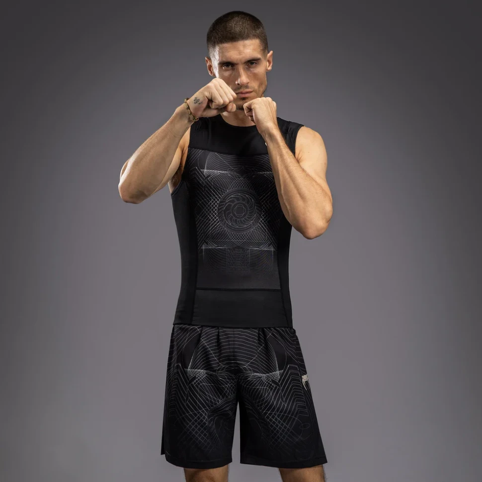Рашгард Venum G-Fit Air Men's S/S Black/sand VEN05009-617